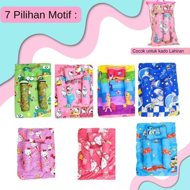 1 Set Kasur Bayi | Baby Newborn Motif Kter | Perlengkapan Bayi