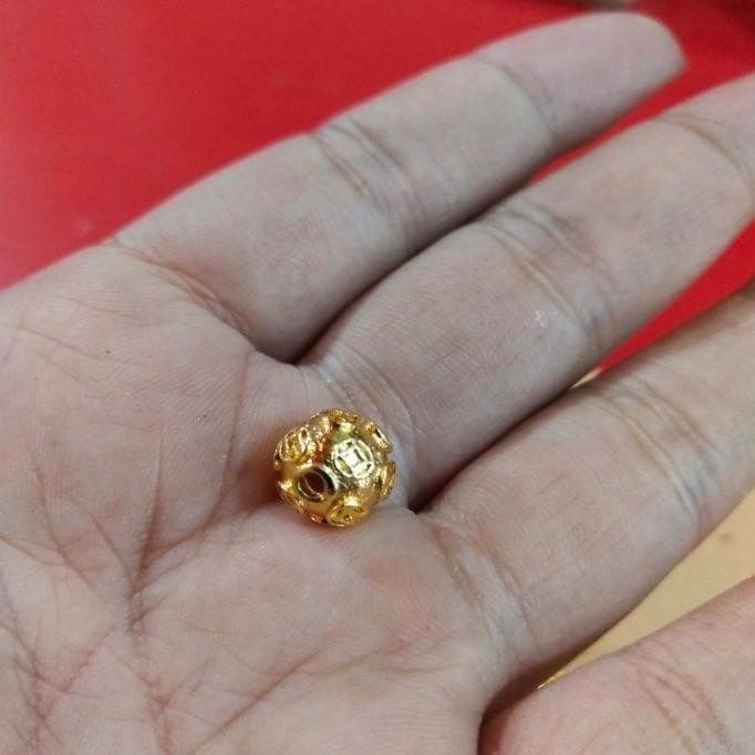 

((((()paling dicari] bead charm coin chinese bandulam gelang mas uk 10 mm