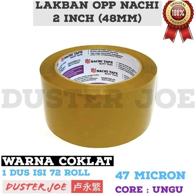 

[PER 1 DUS] Lakban Nachi 2 inch 48mm 100 Yard 2112