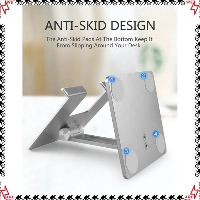 Holder Stand Aluminium Desktop Pos Meja Kasir Hp Tablet Ipad Tripledi