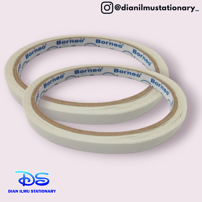 

(:(:(:(] double tape Borneo 1/4 " tipis