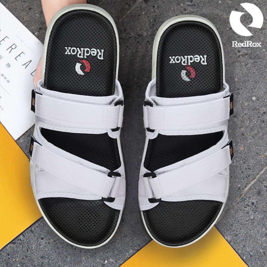 Sandal Pria Slipon Srandal Fashion Cowok Hampers Sndal Slop Jpit Kasual Laki2 Kado Hadiah Srendal Le