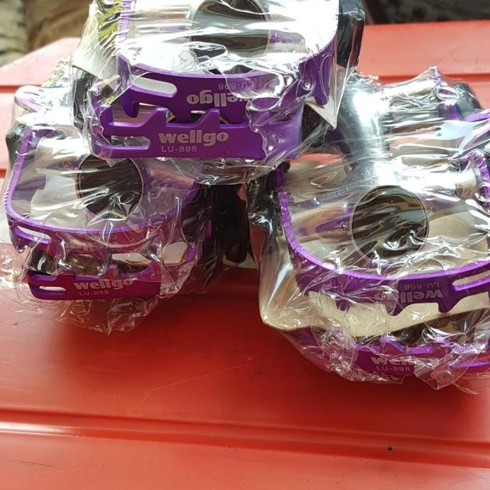 PEDAL WELLGO LU-898 UNGU ALLOY PELOR 2112