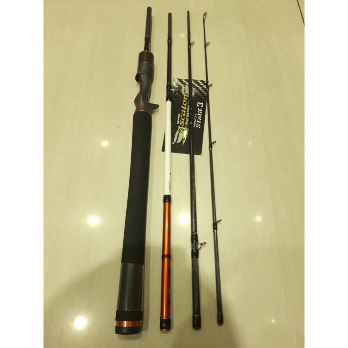 JORAN ABU GARCIA SUPER ASCALON AAC664MH 198cm 10-20lb TRAVEL ROD BC