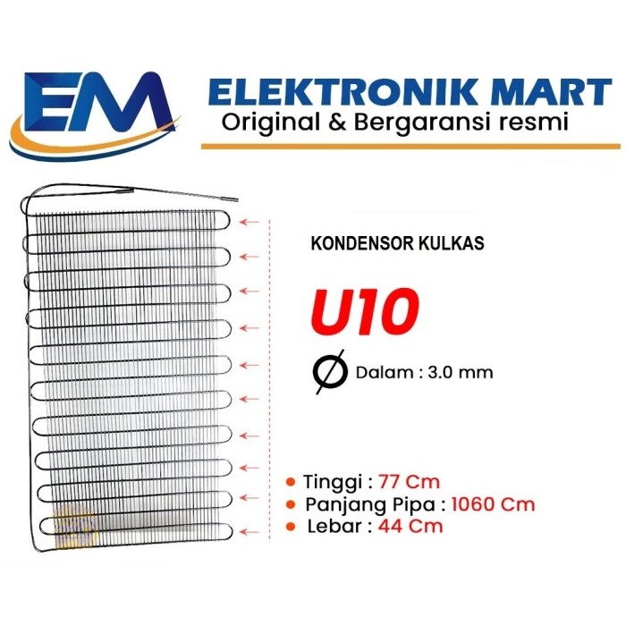 KONDENSOR KULKAS U10