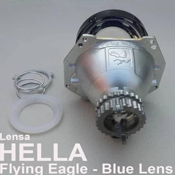 Lensa Biru Projector Bluelens Projie Vahid Hella Flying Eagle 3 Inchi