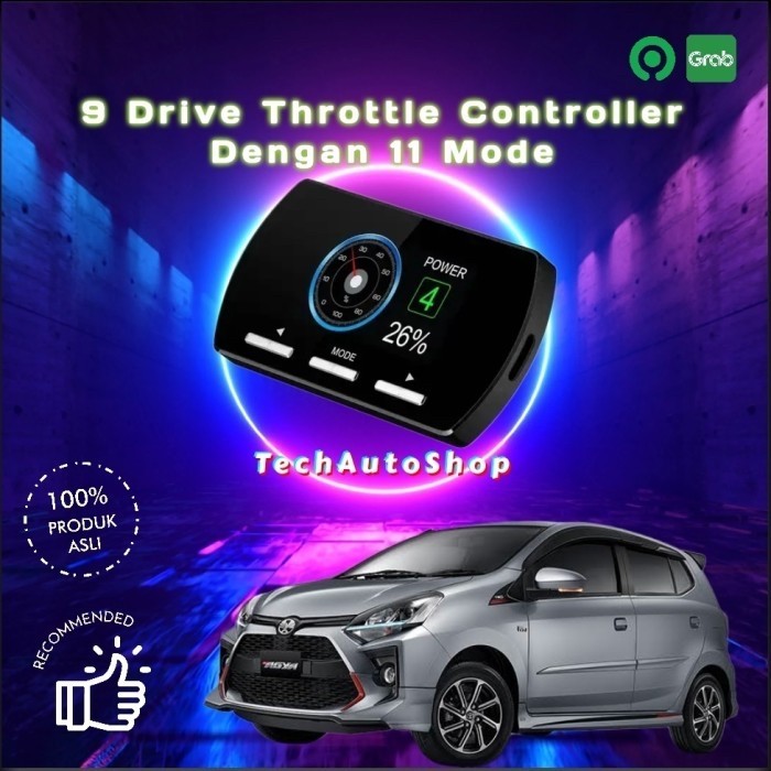 9 Drive Throttle Controller New Mode Toyota Agya 1.2 Remap 9Drive
