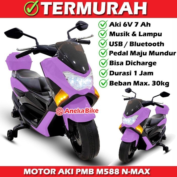 Murah Motor Aki Anak Nmax Pmb M-588 M588