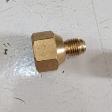 KONEKTOR DOUBLE NEPEL 3/8 X 1/4 PENYAMBUNG PIPA AC
