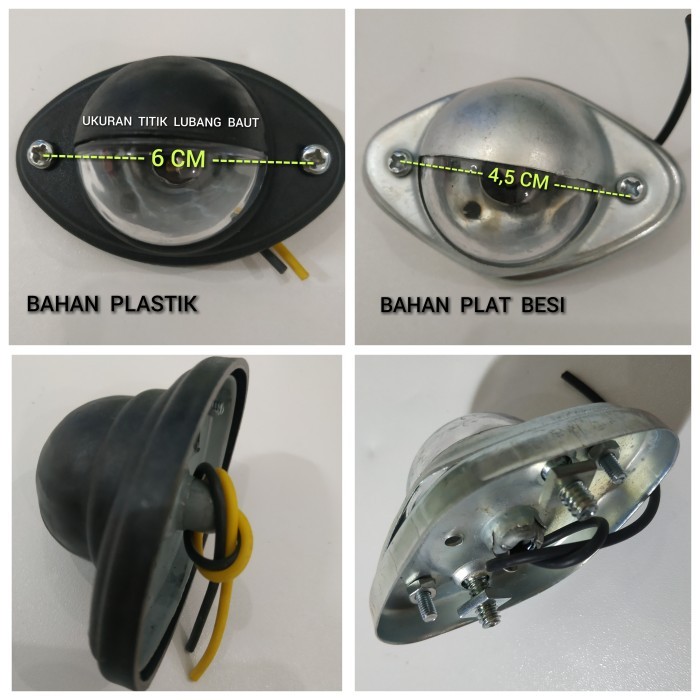 LAMPU PLAT NOMOR KECIL MOBIL UNIVERSAL SUZUKI CARRY TOYOTA DAIHATSU