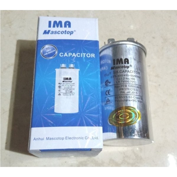 KAPASITOR AC 15 MIKRO SHARP AQUA POLYTRON SANYO SAMSUNG AKARI