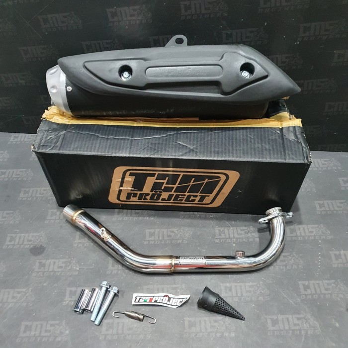 Knalpot Tzm Project Non Stainless Standard Pro Honda Pcx 160 2021