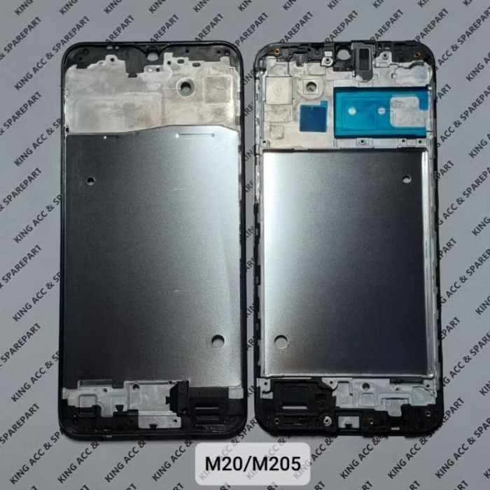 FRAME DUDUKAN LCD TULANG TENGAH SAMSUNG GALAXY M20 M205 ORIGINAL