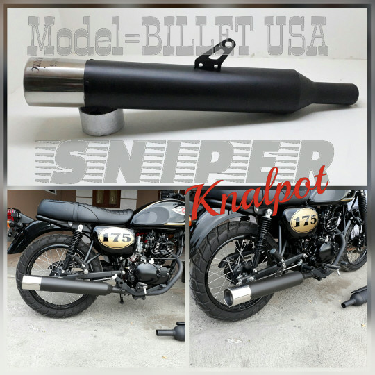 Knalpot W175 Kawasaki W175Se Kawasaki W175 Se Full Stainless
