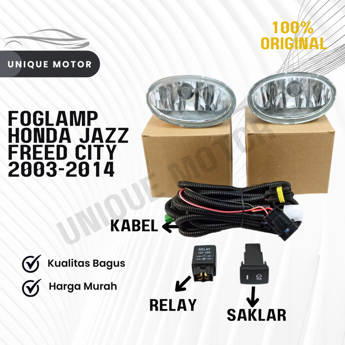 FOGLAMP HONDA JAZZ FREED CITY 2003-2014 ORIGINAL