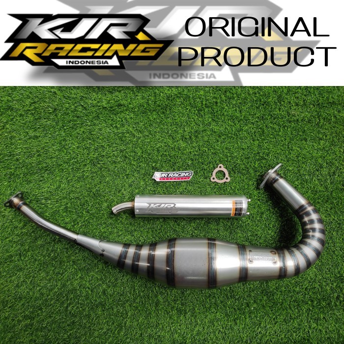 Knalpot Ninja R Rr Ss Galvanis Silincer Silver By Kjr Racing Indonesia