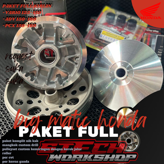 Paket Full Upgrade Cvt Pcx Lokal 150 Custom Cvt Vario 125 Vario 150