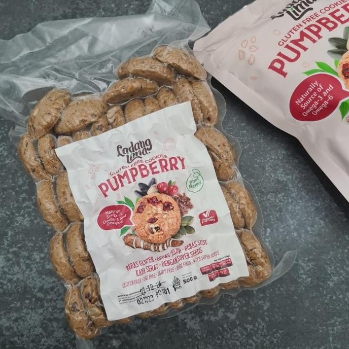 

Ready Ladang Lima Pumpberry Gluten Free Cookies 500g ( Kue Bebas Gluten )