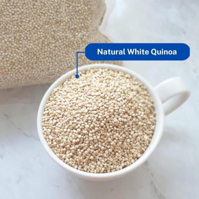 

Ready White Quinoa Grain Natural 1 KG ( Quinoa Putih )