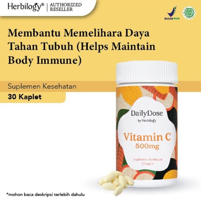 

Ready Herbilogy Daily Dose Vitamin C 500mg ( 30 kaplet )