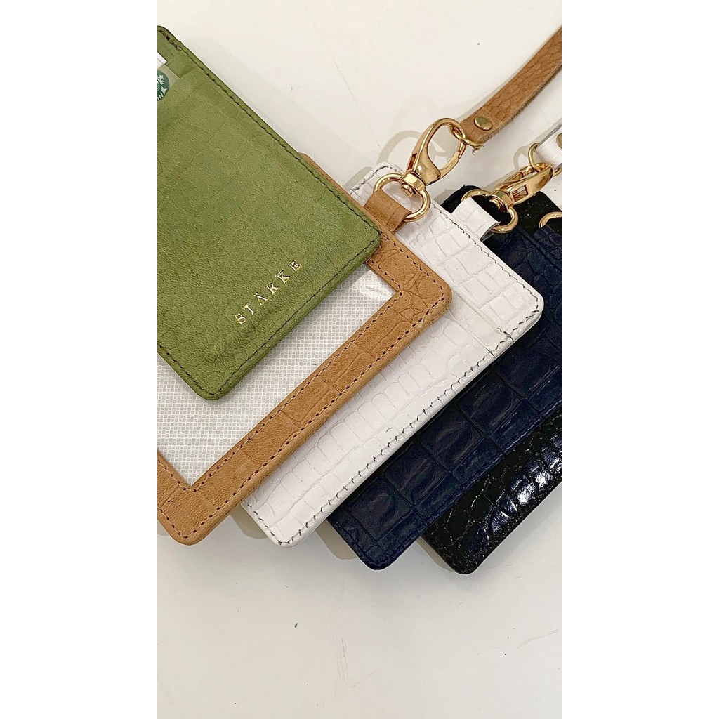 

Andra - Name Tag Kulit Asli Id Card Holder Lanyard Kulit Asli Fury Chital
