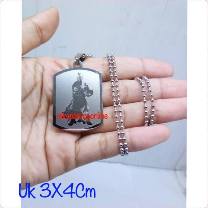 Ready Kalung Kwan Kong Liontin Titanium 02