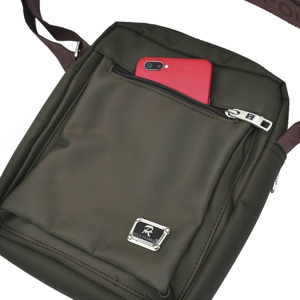 Tas Selempang Pria Bahan Kanvas Polo Trands 6L 36150 - Tas Sandang Pria - Tas Bahu