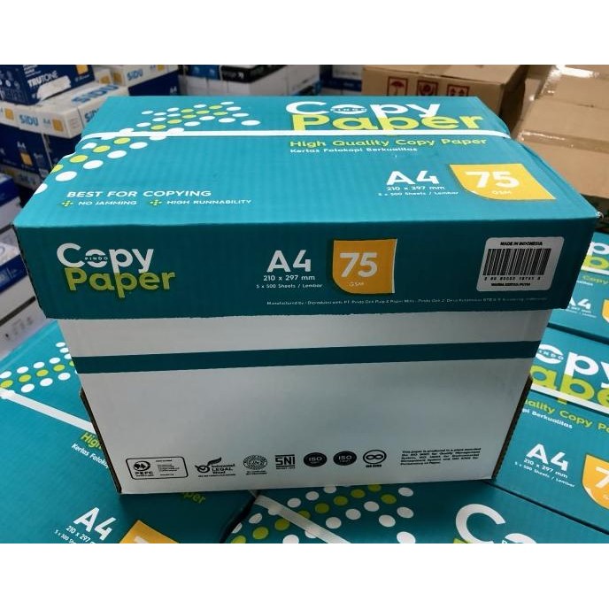 

BEBAS ONGKIR - Hvs Putih A4 75 gr Copy Paper ( CPB )