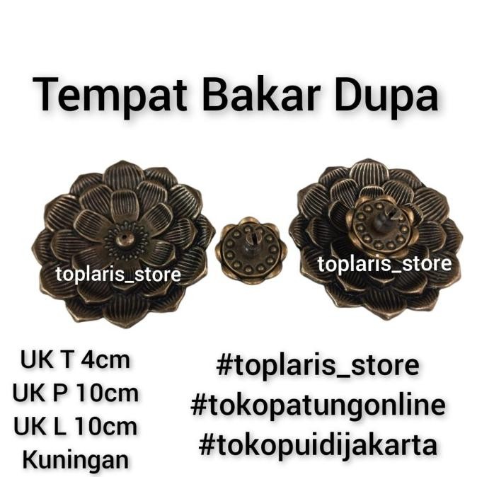 

Ready Tempat Bakar Hio Teratai Kuningan Besar 022