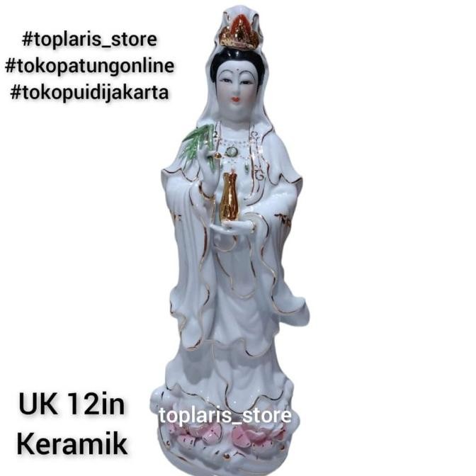 

Ready Patung Kwan Im Berdiri 12in 022