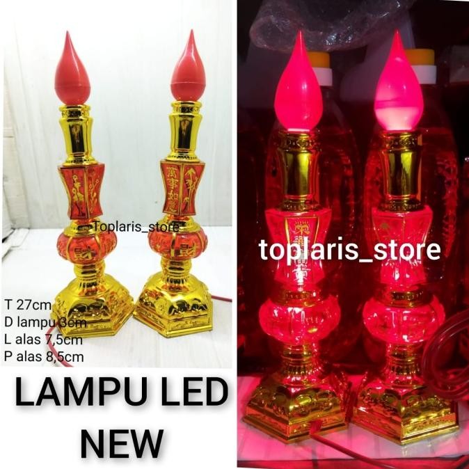 

Ready Lampu Lilin Sembahyang LED NEW