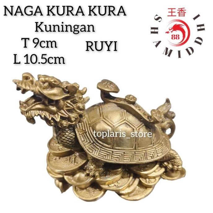 

Ready Patung Naga Kura Kura Fengshui Kuningan 024