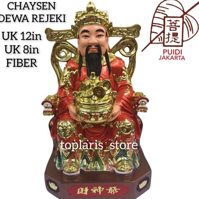 

Ready Patung Dewa Rejeki Chaysen Fiber 12in Import