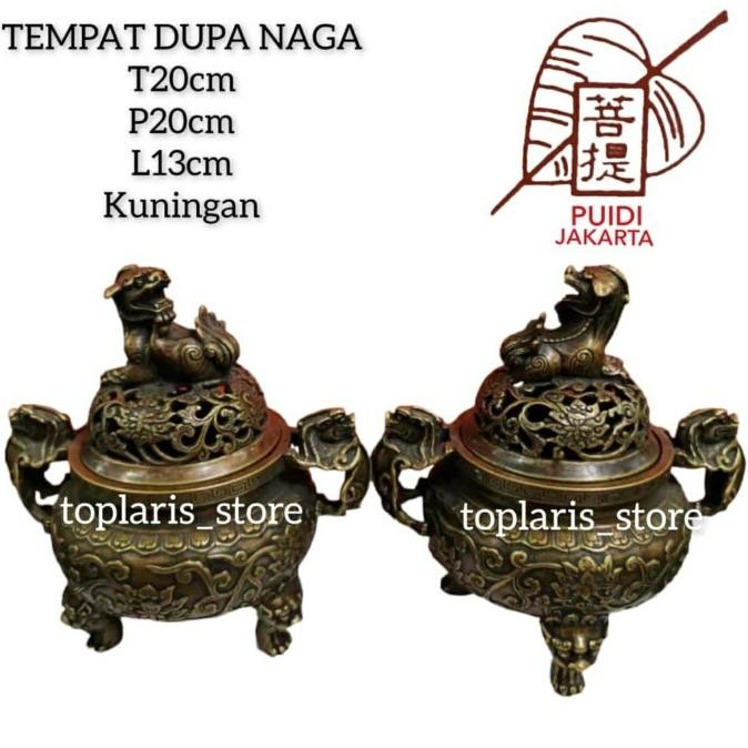 

Ready TEMPAT BAKAR DUPA/KERUCUT/SERBUK/HIO LINGKAR MOTIF SINGA KUNINGAN