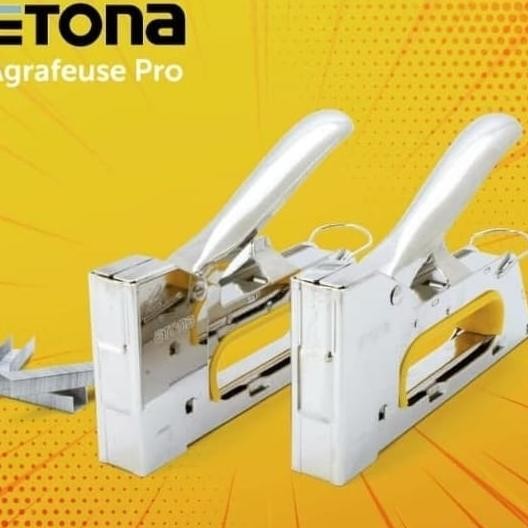 

STAPLER/STAPLER TEMBAK ETONA E 23 GUN TACKER TEKKER ORIGINAL DAN TERPERCAYA