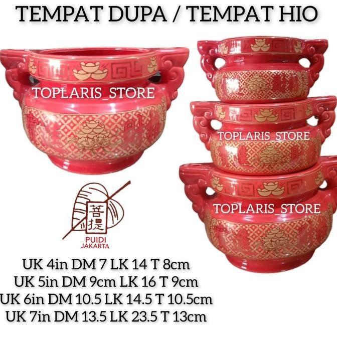 

Ready Hiolo Tempat Hio Keramik Kuping Merah 023