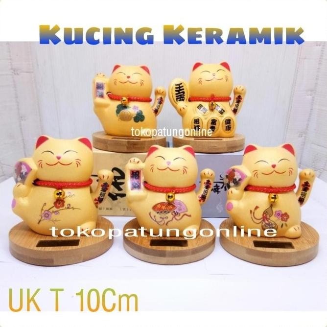 

Ready Kucing Lucky Cat Maneko Neki Keramik 021A