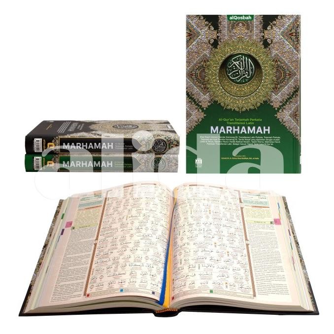 

siap kirim al-quran terjemah perkata latin marhamah alqosbah alquran tajwid warna