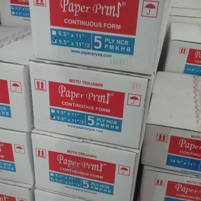 

BEBAS ONGKIR - Kertas CF Continuous Form 5ply/2 Paper Print