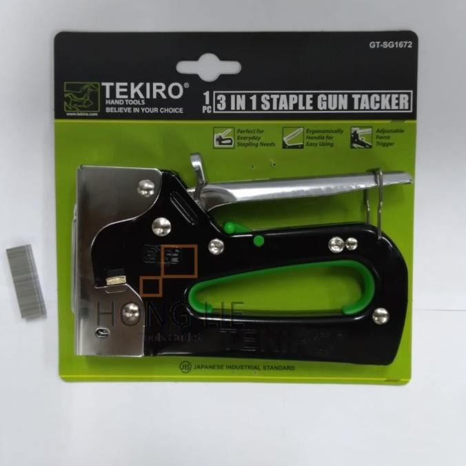 

TEKIRO STAPLES TEMBAK 3 IN 1 6 - 14 MM GUN TACKER STEPLES ORIGINAL DAN TERPERCAYA