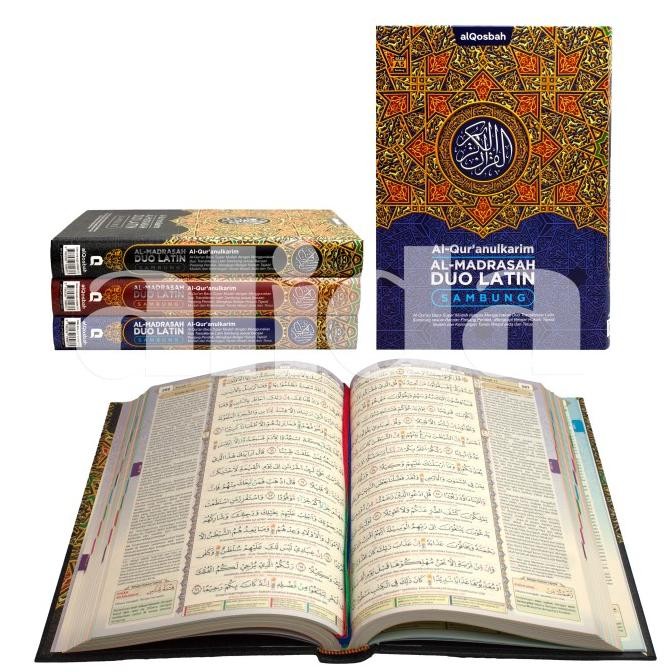 

siap kirim alquran al-madrasah duo latin sambung uk a5 al-quran latin almadrasah