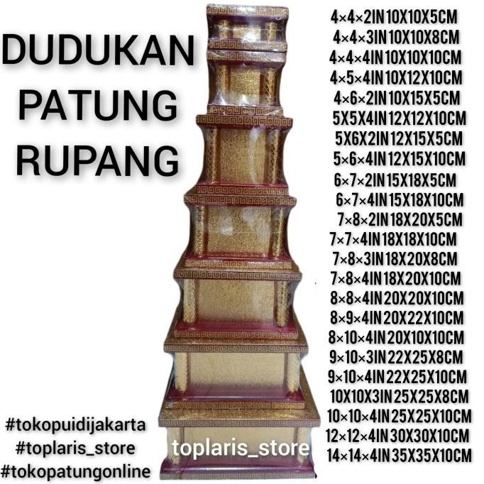 

Ready Dudukan Patung Rupang Dewa uk 10x10x10