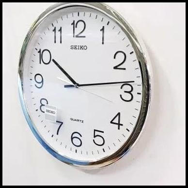 Jam Dinding Seiko Qxa041 Silver White | Jam Dinding Seiko Qxa041