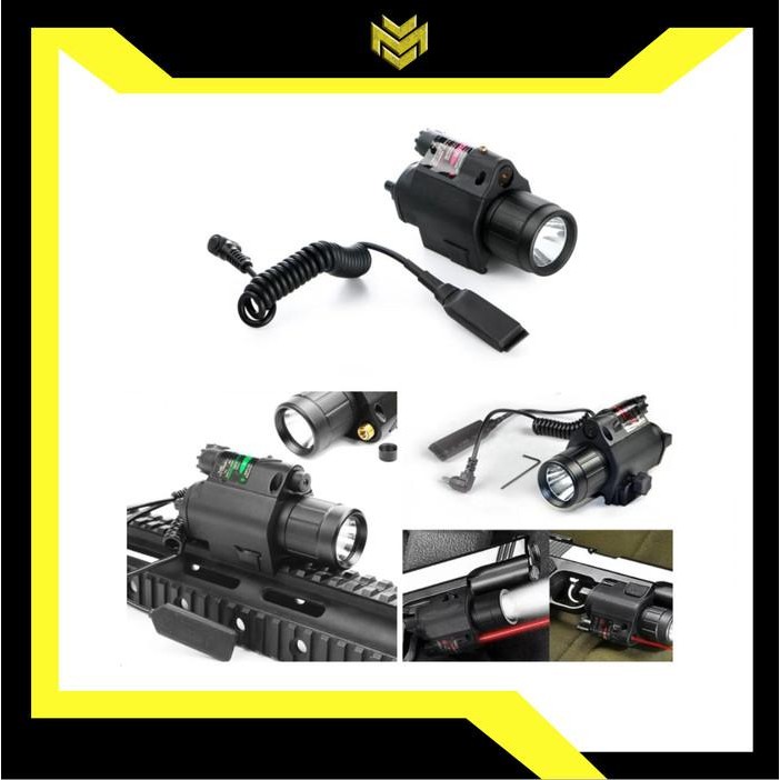 Red Dot laser Sight Tactical WGB WGG Airsoft Rifle Scope 3 Mode Premium