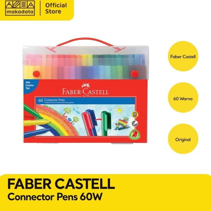 

Sale Connector Pen | Spidol Faber Castell 60 Warna