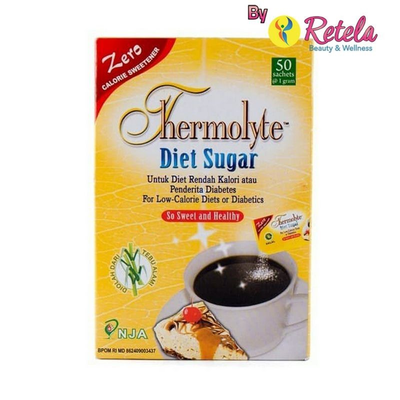 

THERMOLYTE DIET SUGAR 1 BOX ISI 50 SACHET