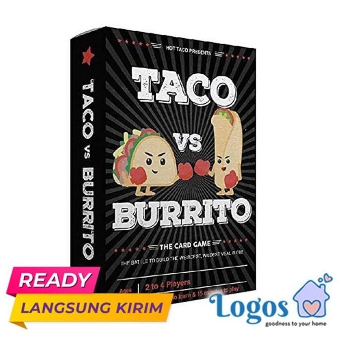 

Terbaru Taco VS Burrito Boardgame Main Kartu Playing Card Game
