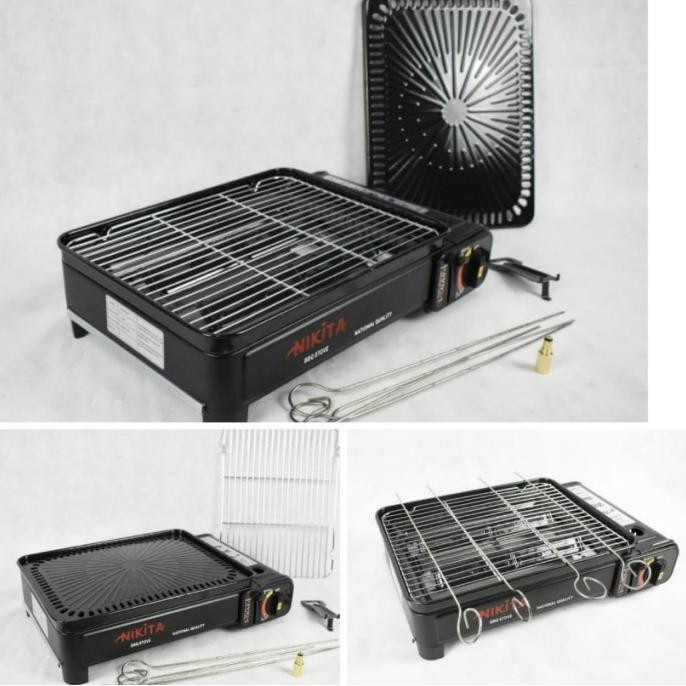 Kompor Portable BBQ Grill Pemanggang Gas tabung