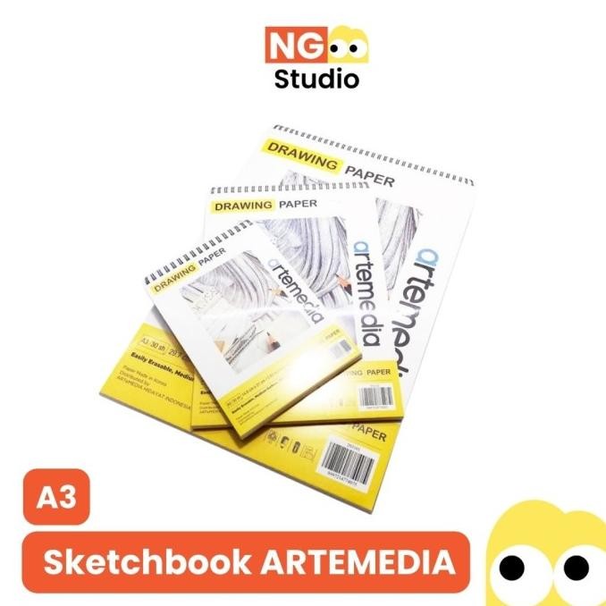 

Sale Buku Gambar Sketchbook Drawing Paper Artemedia Drawing Paper A3