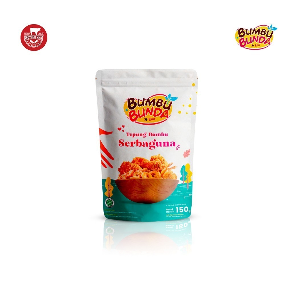 

Bumbu Bunda Elia Tepung Bumbu Crispy Serbaguna Non MSG 150gr, Halal